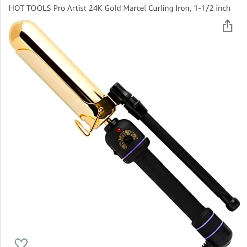 Pro Artist 24k Gold Marcel Curling Iron 1 1/2 Inch